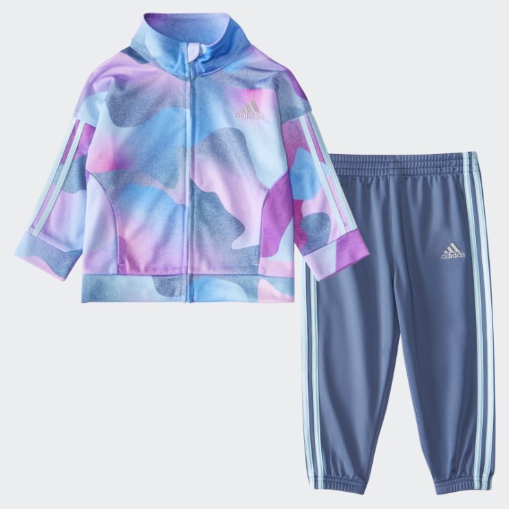 Conjunto Deportivo Con Estampado De Camuflaje Adidas Lila