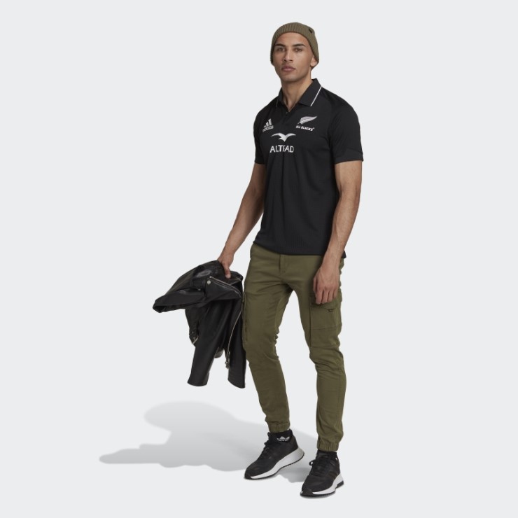 Polo Adidas Negro All Blacks Rugby Primera Equipacion