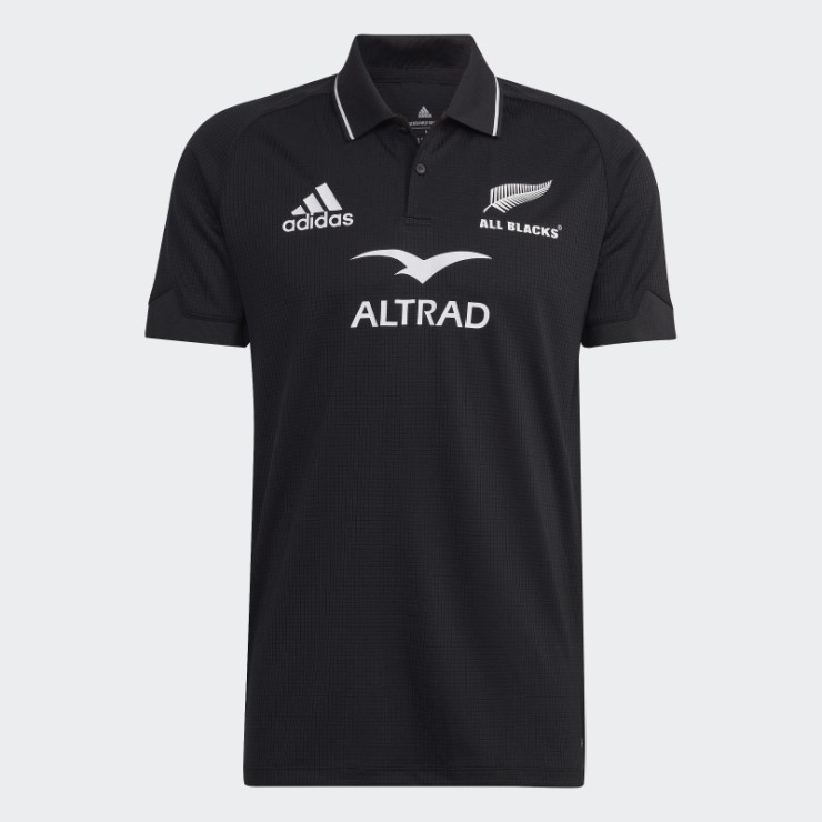 Polo Adidas Negro All Blacks Rugby Primera Equipacion