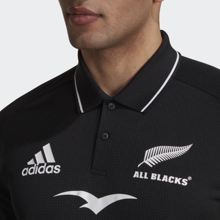 Polo Adidas Negro All Blacks Rugby Primera Equipacion