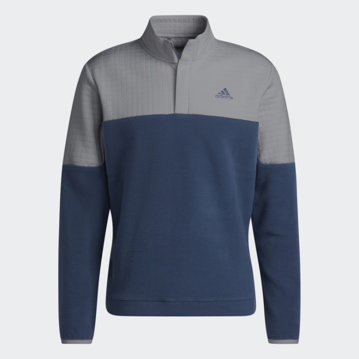 Sudadera Dwr Colorblock Con Cremallera 1/4 Adidas Gris