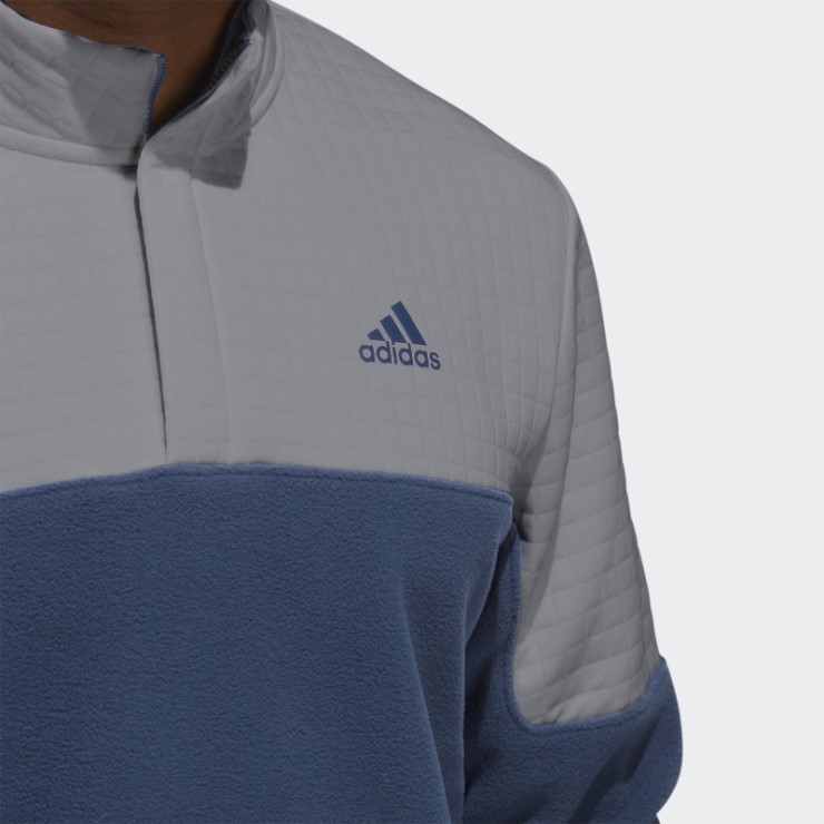 Sudadera Repelente Al Agua 1/4 Zip Gris Adidas