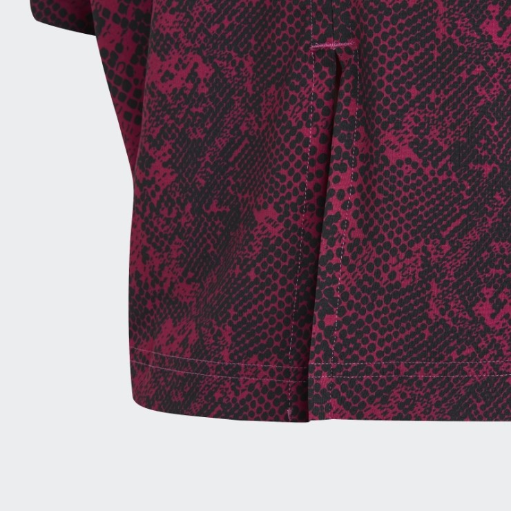 Camiseta Fucsia Aeroready Animal Print Adidas