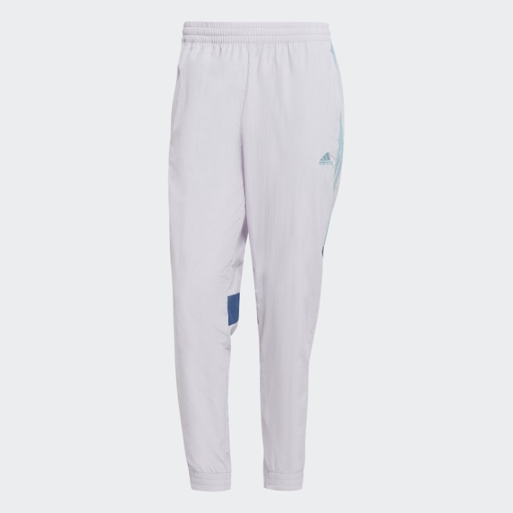 Pantalones De Tiro De Moda Adidas Amanecer Plateado