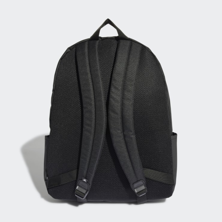 Mochila Negra Adidas Classic 3 Rayas Horizontal