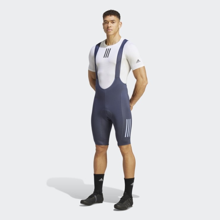 Culote De Ciclismo Acolchado Azul Marino Adidas