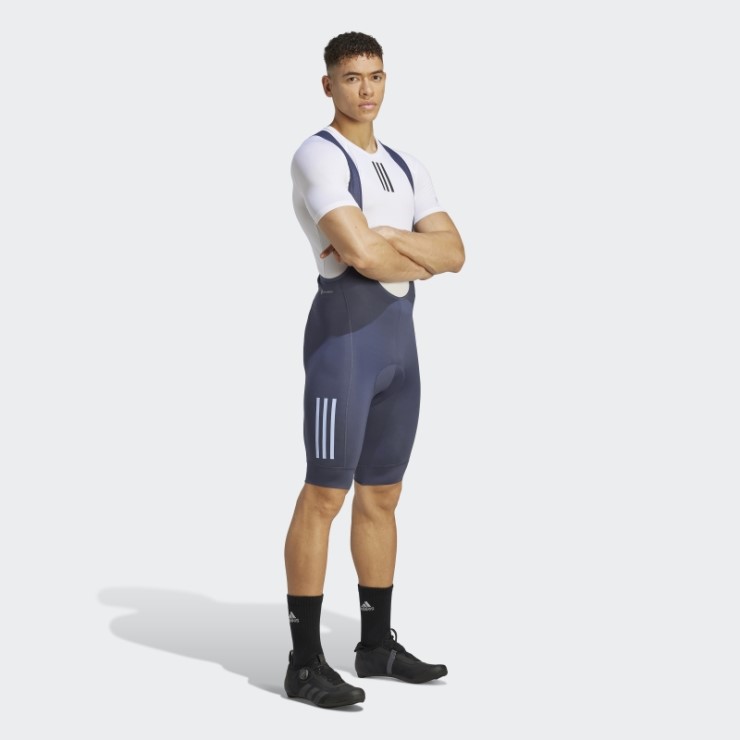 Culote De Ciclismo Acolchado Azul Marino Adidas