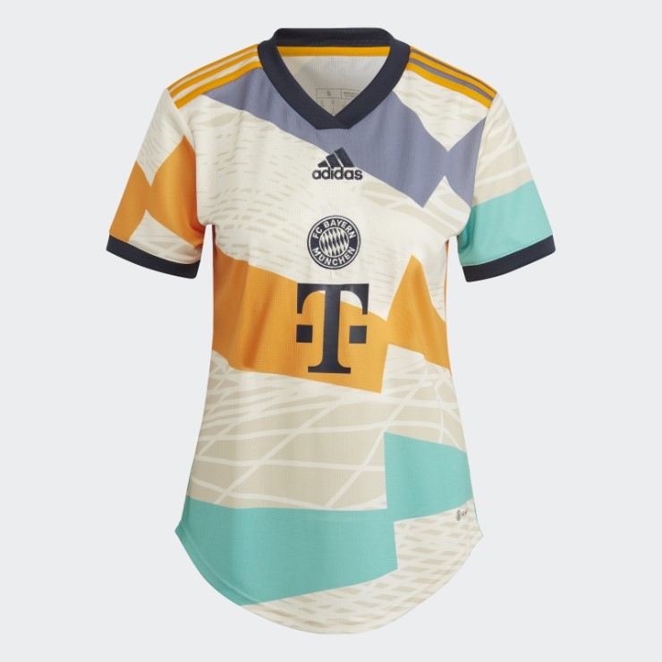 Camiseta Blanca Fc Bayern 22/23 Tercera Equipación Adidas