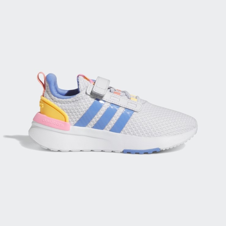 Adidas Dash Gris Racer Tr21 Lifestyle Cordones Elásticos Y Top Strap Zapatos