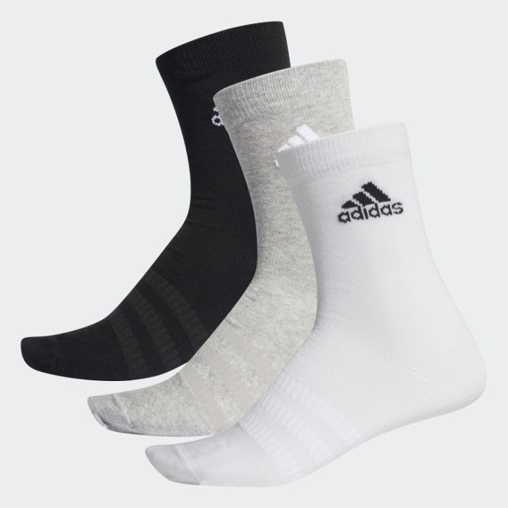 Calcetines Gris Medio 3 Pares Adidas