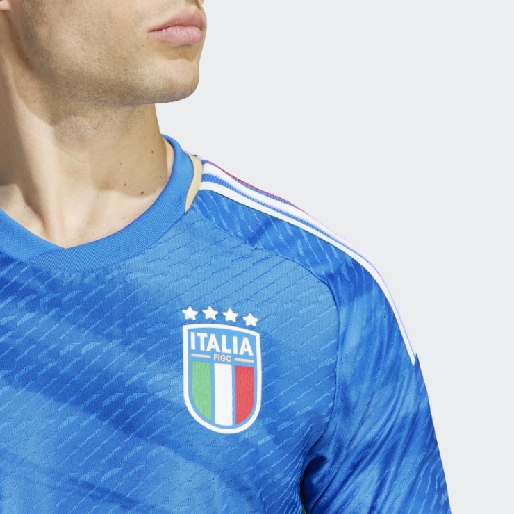 Camiseta Adidas Azul Adidas Italia 2023 Primera Equipación Autentica