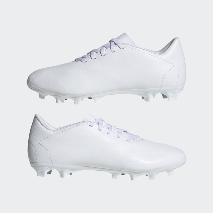 Adidas Predator Precision.4 Tacos De Suelo Flexibles Blanco Elegante