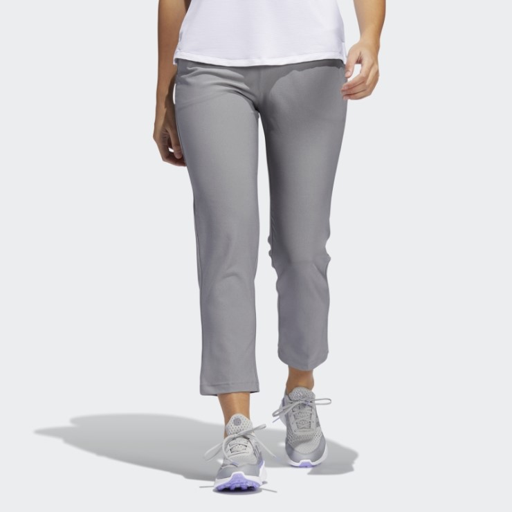 Elegantes Pantalones Tobilleros Adidas Gris