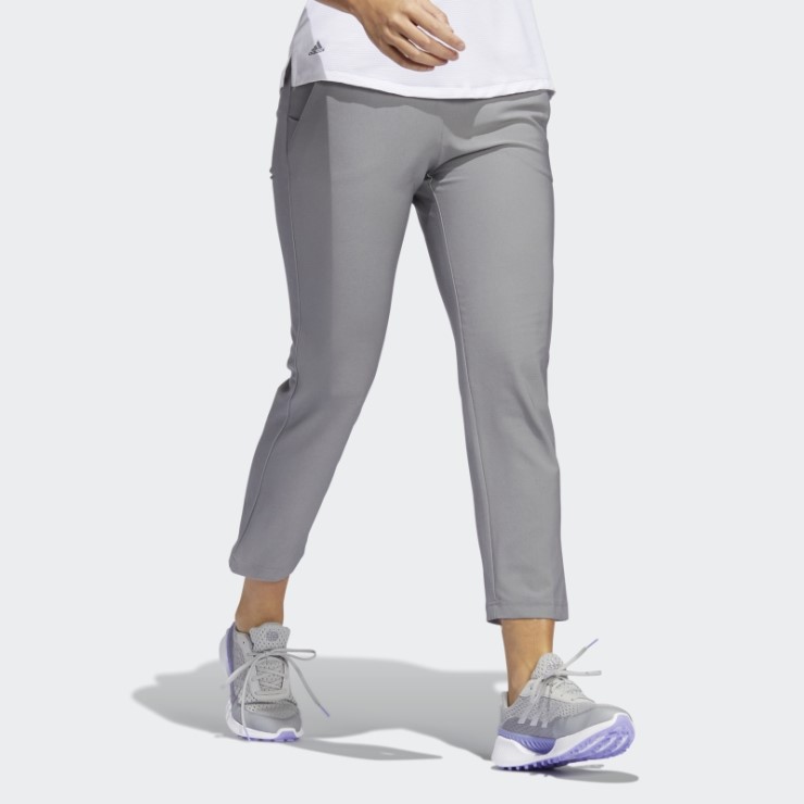 Elegantes Pantalones Tobilleros Adidas Gris