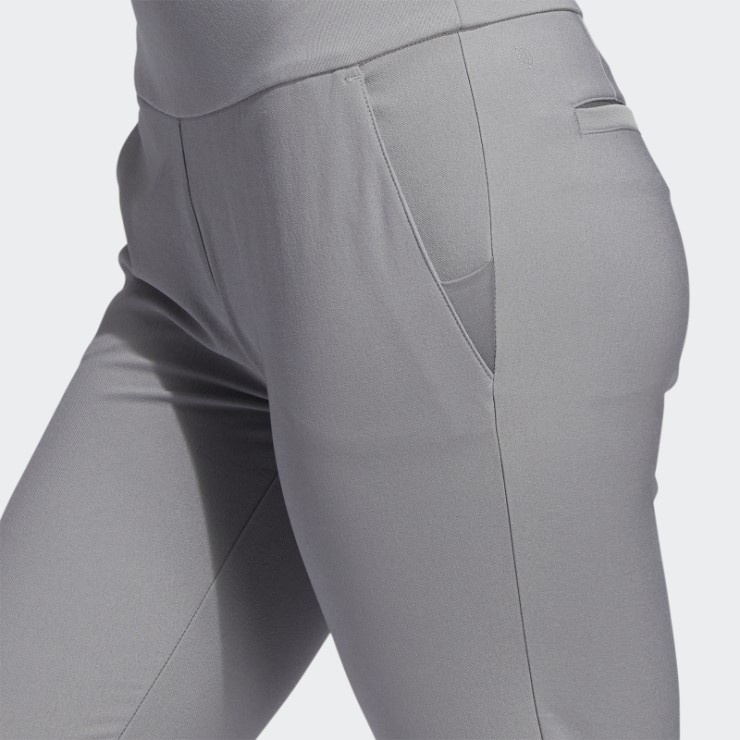 Elegantes Pantalones Tobilleros Adidas Gris