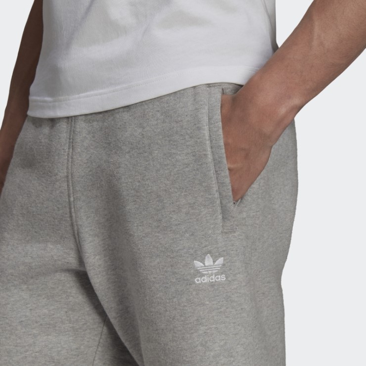 Pantalones Cortos Adicolor Essentials Trefoil Adidas Gris Medio