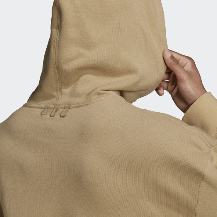 Tono Beige Adidas R.y.v. Sudadera Con Capucha Holgada