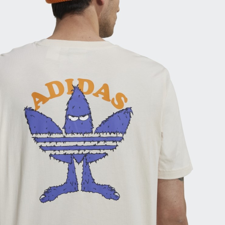 Camiseta Graphic Fun Adidas Blanca