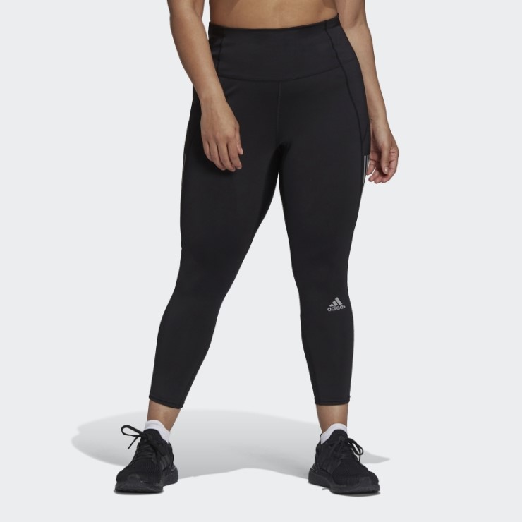 Leggings De Running 7/8 Negros Own The Run De Adidas (talla Grande)