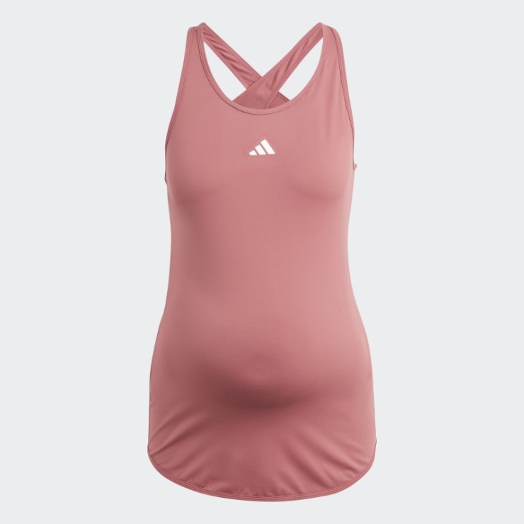 Adidas Aeroready Train Essentials Slim-fit Tank Top (maternidad) Rosa