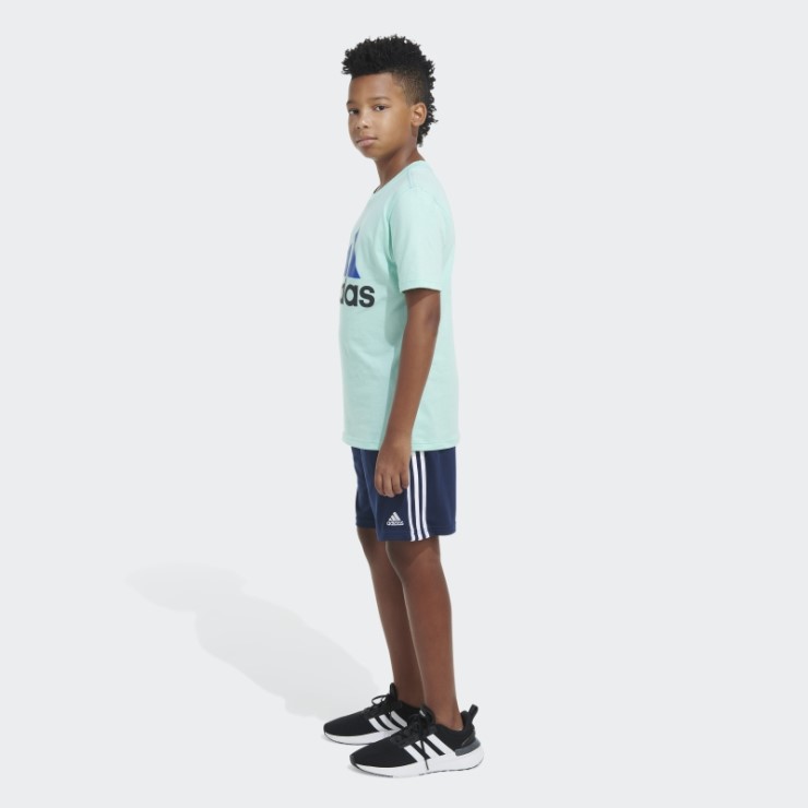 Camiseta Ss Dos Tonos Bos Verde Adidas