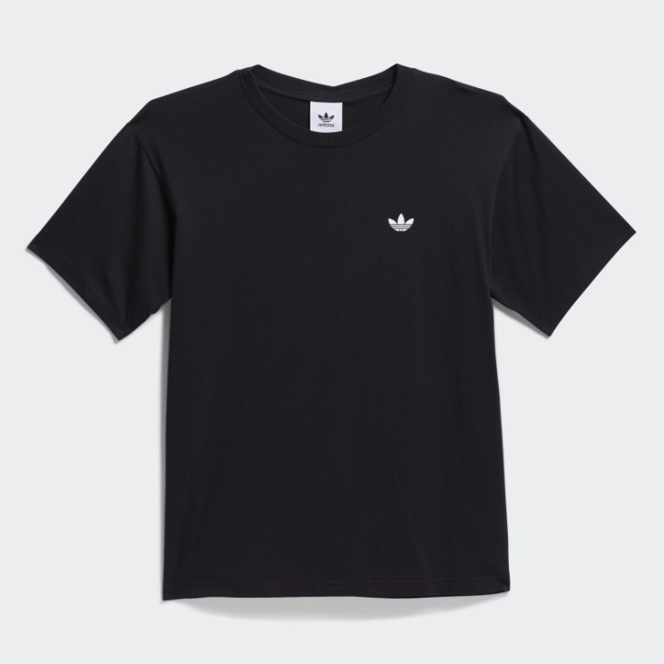 Camiseta Negra Con Logo Adidas Skateboarding 4.0 (género Neutro)