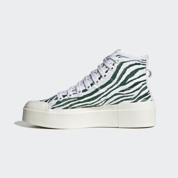 Blanco Adidas Nizza Bonega Mid Zapatos