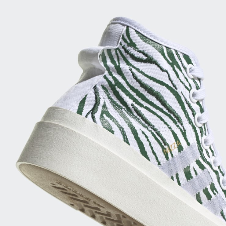 Blanco Adidas Nizza Bonega Mid Zapatos