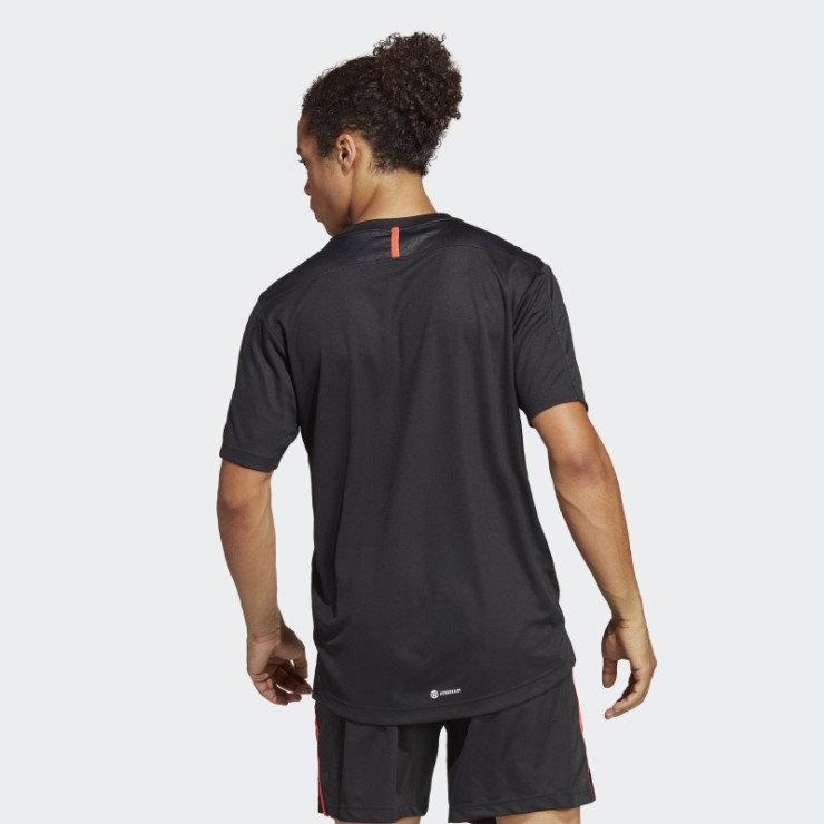 Camiseta Base De Entrenamiento Adidas Negra