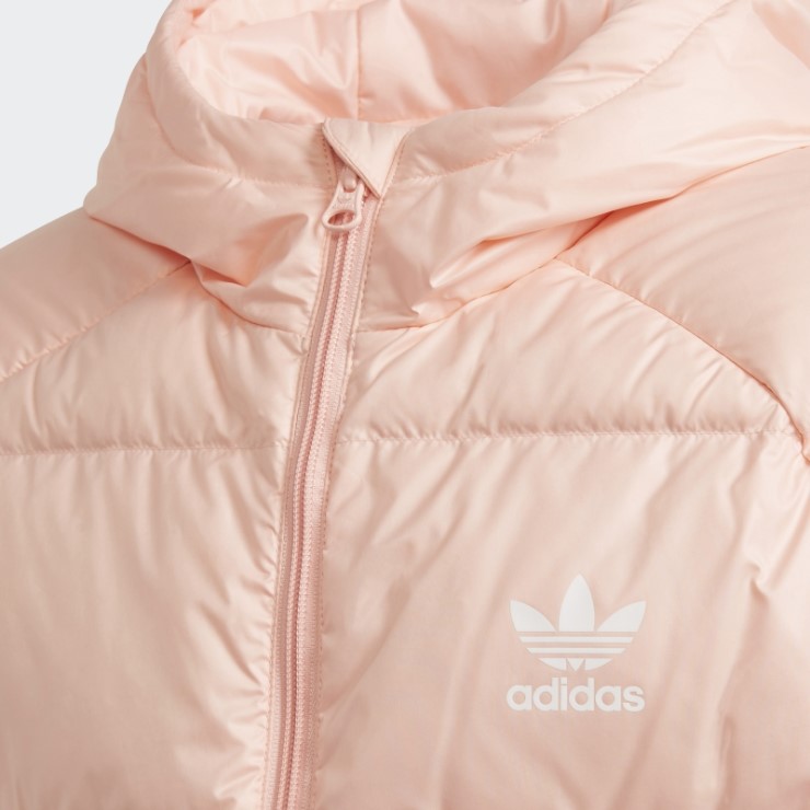 Chaqueta De Plumas Adicolor Elongated Haze Coral Adidas