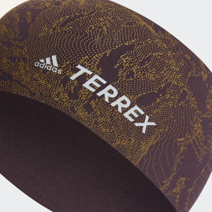 Banda Para La Cabeza Granate Terrex Graphic Adidas