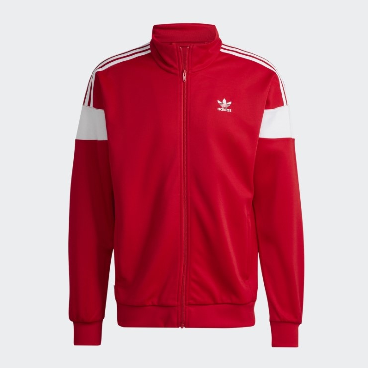 Chaqueta De Chándal Adidas Adicolor Classics Cut Line Escarlata