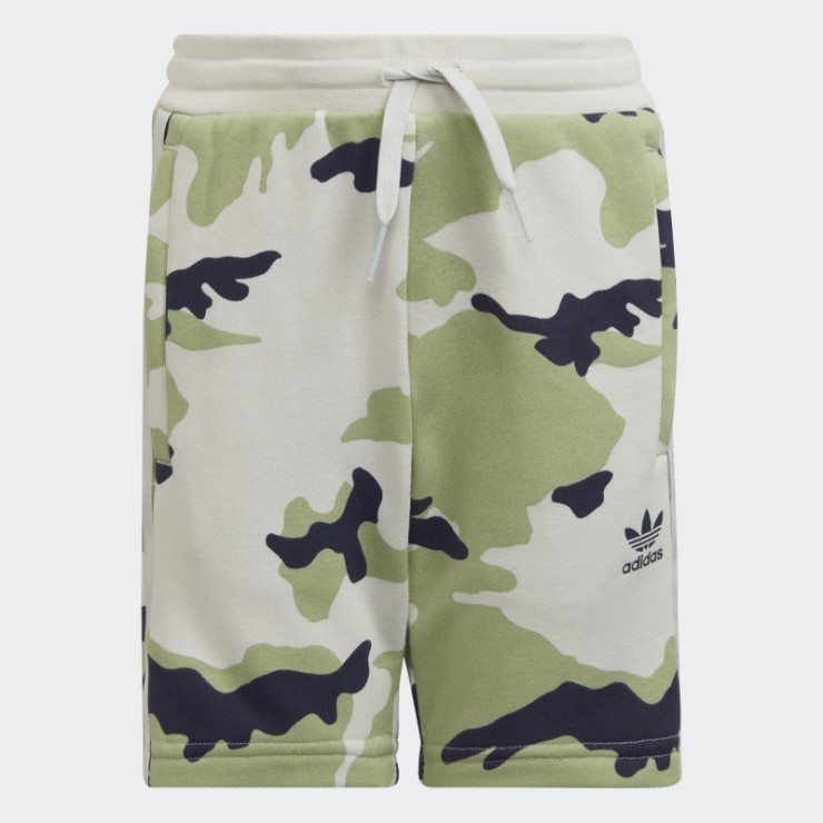 Conjunto De Camiseta Y Pantalones Cortos Camuflados Adidas Azul Marino