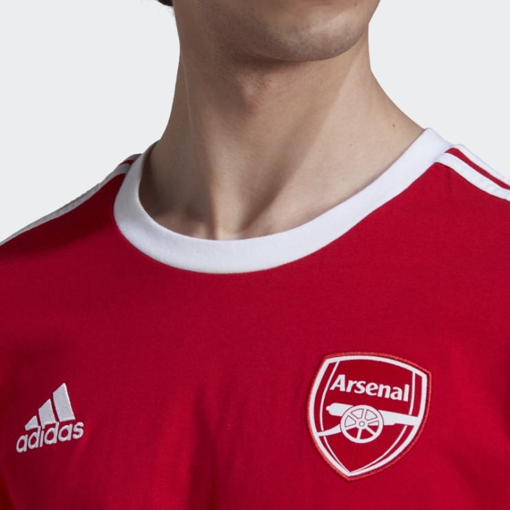 Adidas Camiseta Arsenal 3 Rayas Escarlata