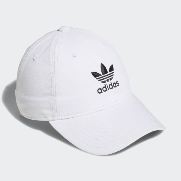 Adidas Blanco Relajado Strap-back Sombrero De Moda