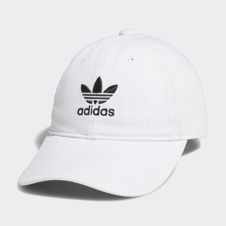 Adidas Blanco Relajado Strap-back Sombrero De Moda