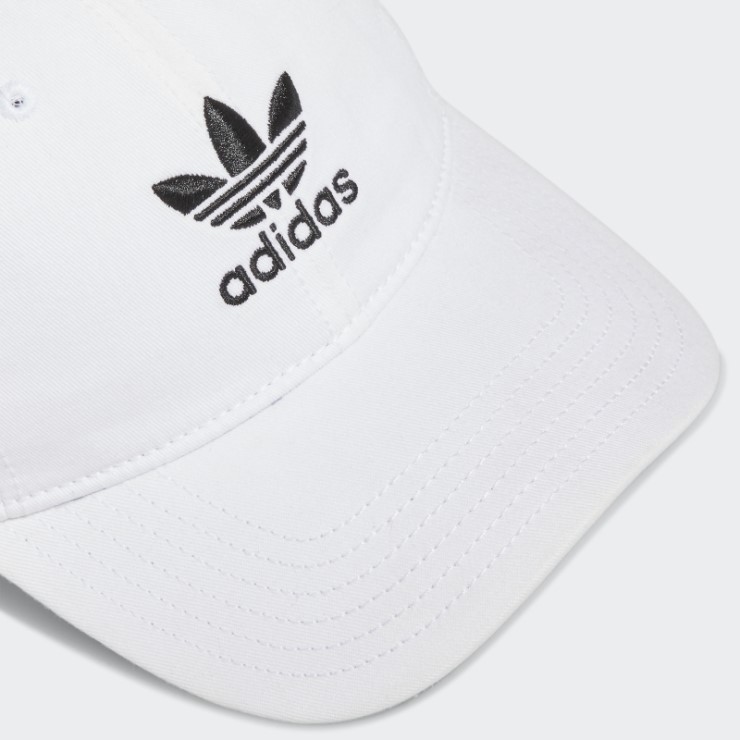 Adidas Blanco Relajado Strap-back Sombrero De Moda