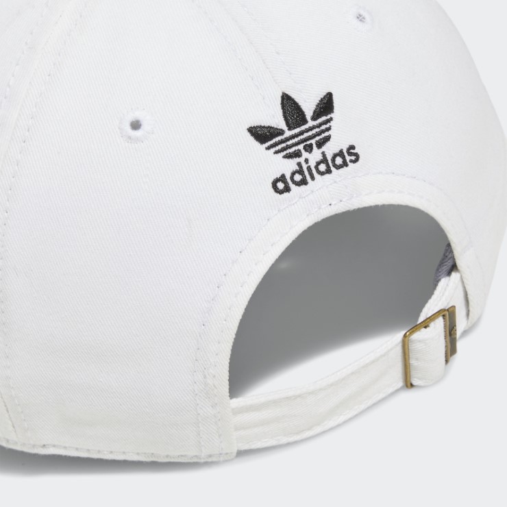 Adidas Blanco Relajado Strap-back Sombrero De Moda