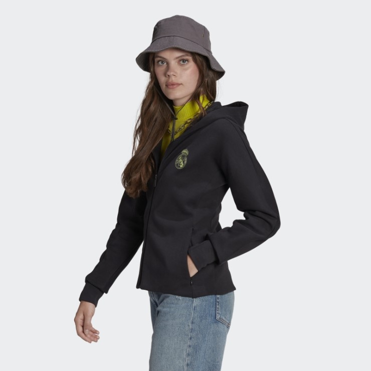 Chaqueta Adidas Real Madrid Himno Negra