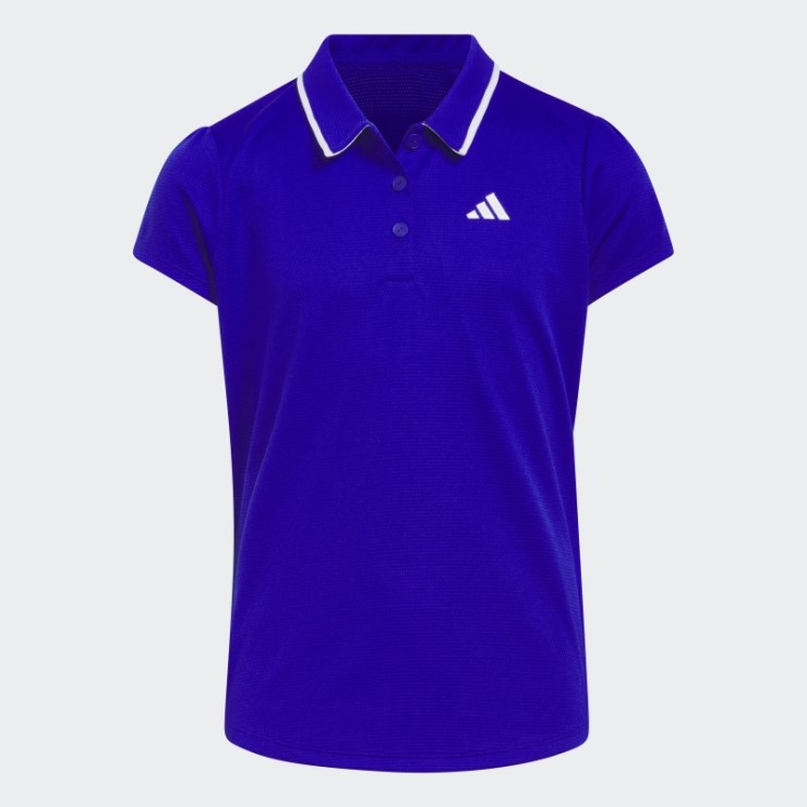 Polo Texturizado Azul Adidas Caliente