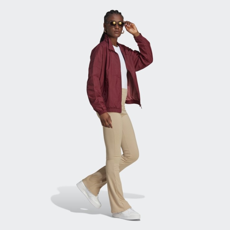 Sudadera Roja Premium Essentials De Nylon Adidas