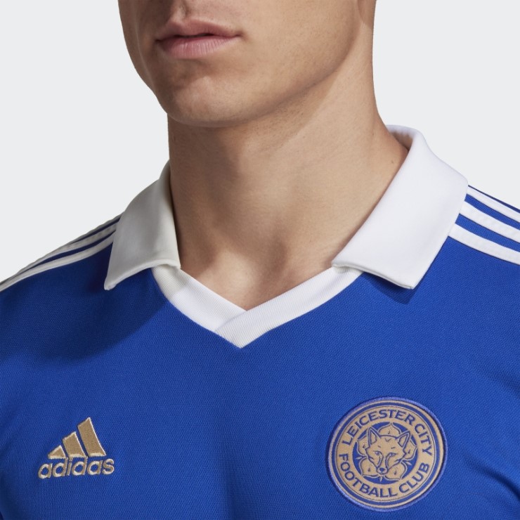 Camiseta Leicester City Fc 22/23 Primera Equipación Adidas Negrita Azul