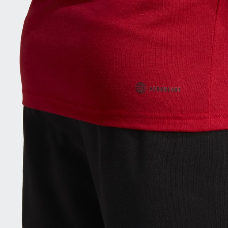 Camiseta De Entrenamiento Adidas Train Essentials Feelready Escarlata