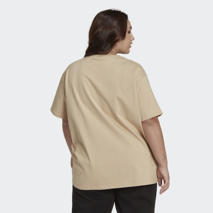 Camiseta Adidas (tallas Grandes) Beige
