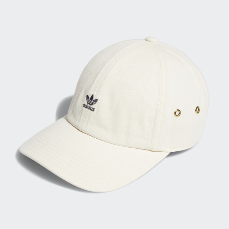 Adidas Mini Gorra Blanca Holgada Con Logo