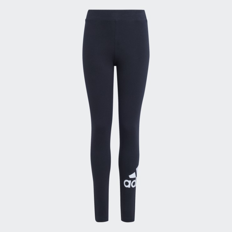Leggings De Algodón Con Logo Grande Adidas Essentials Negro