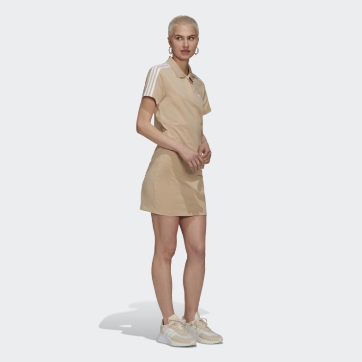 Vestido Beige Adicolor Classics Tee Adidas