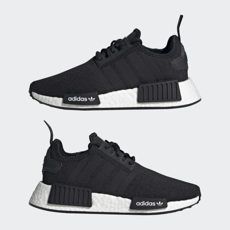 Negro Adidas Nmd-r1 Zapatos Refinados