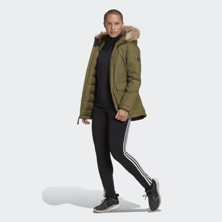 Parka Con Capucha Utilitas Adidas Oliva