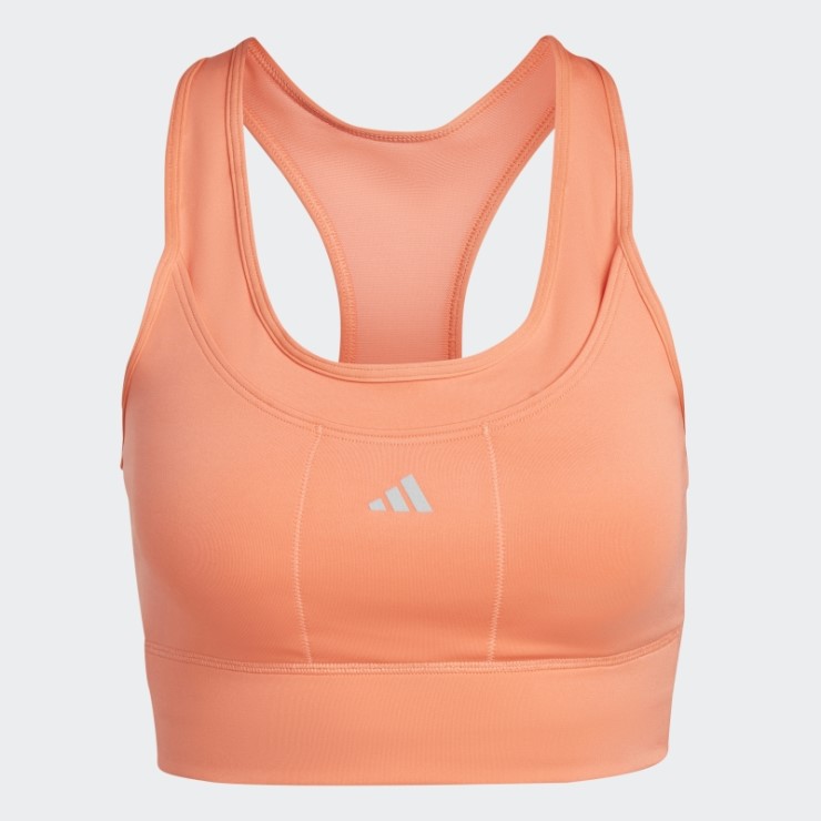 Sujetador Deportivo Con Bolsillo De Sujeción Media Adidas Coral